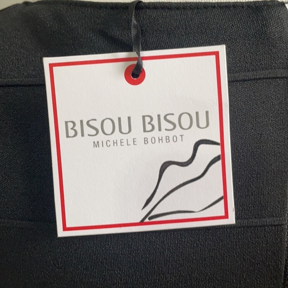 NWT Bisou Bisou Black Midi Dress - Picture 4 of 6